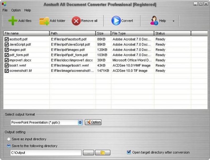 Aostsoft All Document Converter Professional 3.9.4