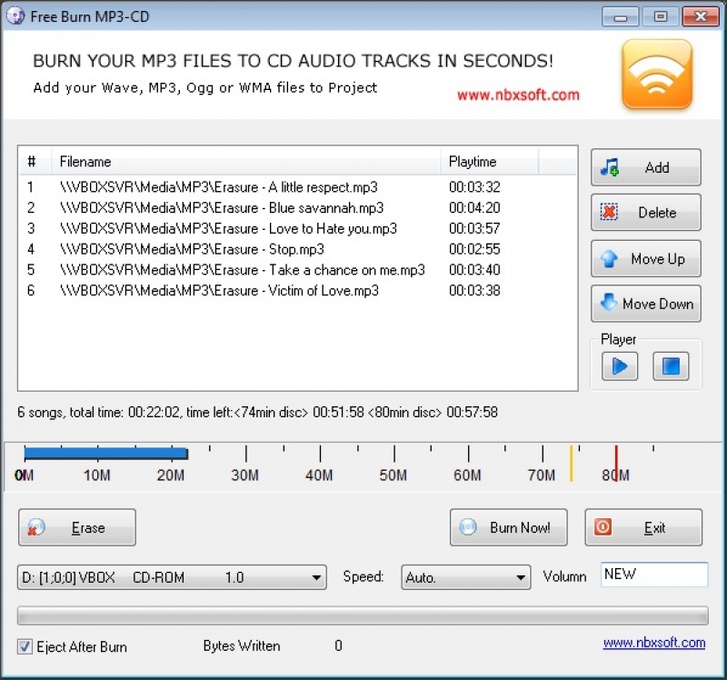 Free Burn MP3-CD 1.2