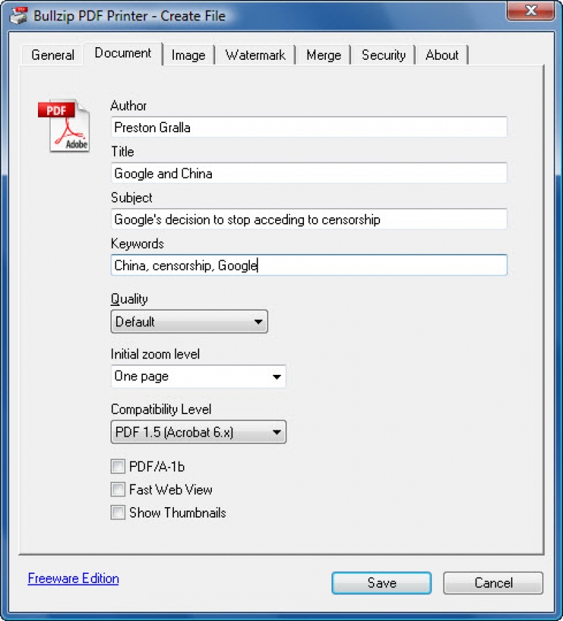 BullZip PDF Printer Standard 11.0.0.2588