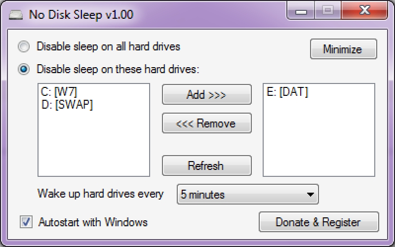 No Disk Sleep 1.10