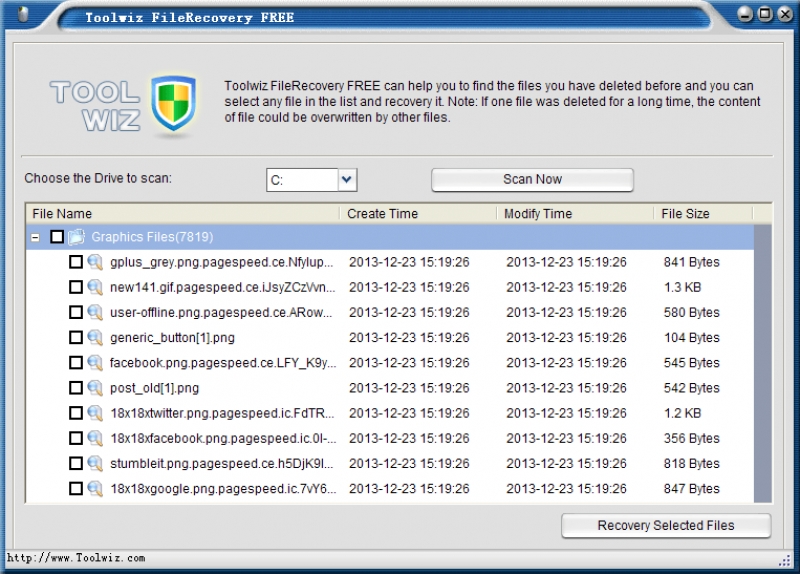 Toolwiz File Recovery 1.3.0.0