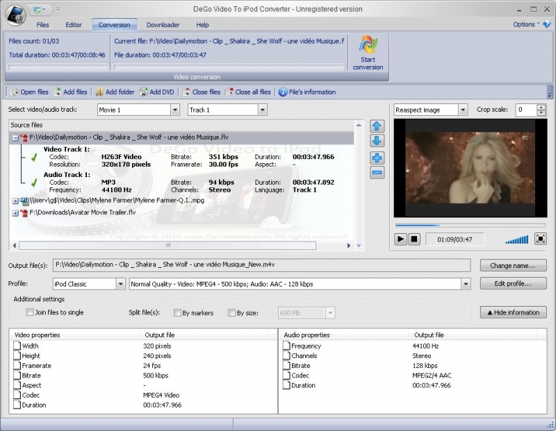 DeGo Video To iPod Converter 2.4.2