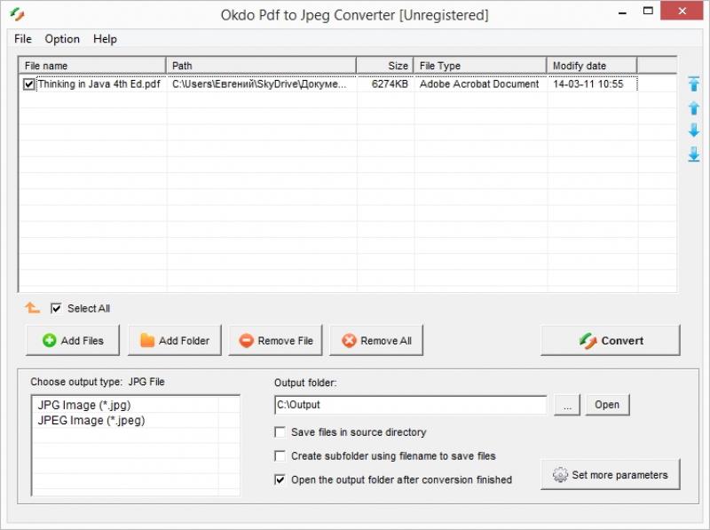 Okdo Pdf to Jpeg Converter 5.4