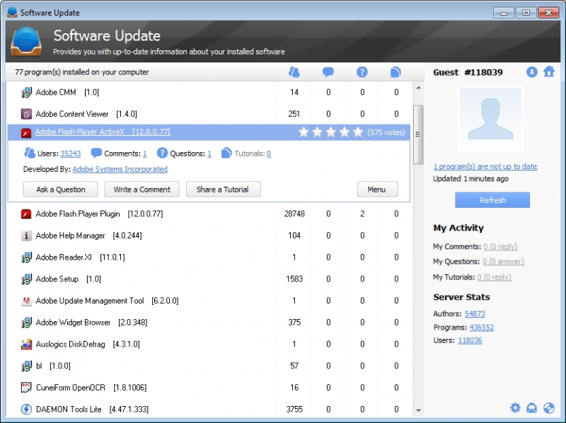 Software Update 5.15.1.0