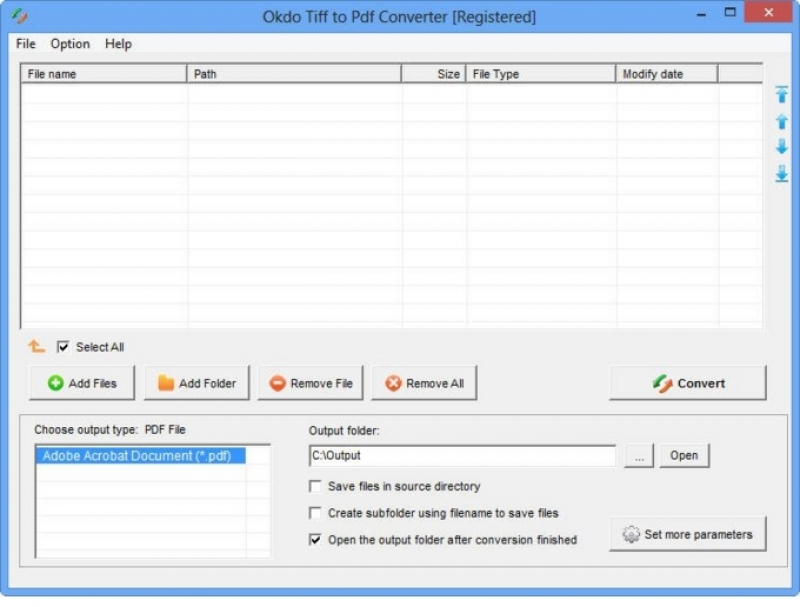 Okdo Tiff to Pdf Converter 5.4
