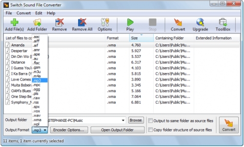 Switch Audio File Converter Software 5.22