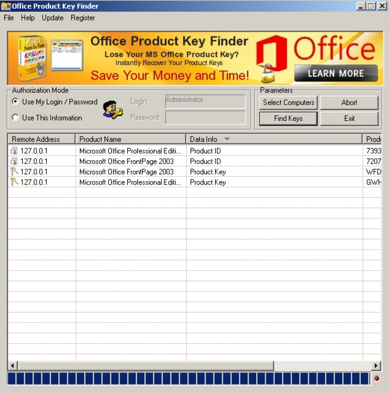 find product key office 2010