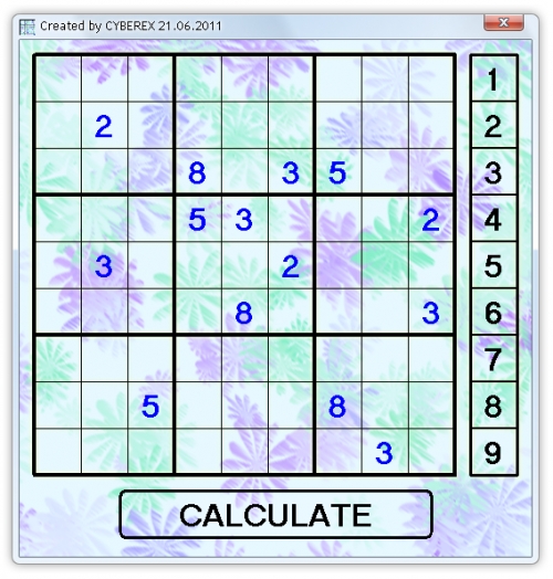 Sudoku Calculator 1.1