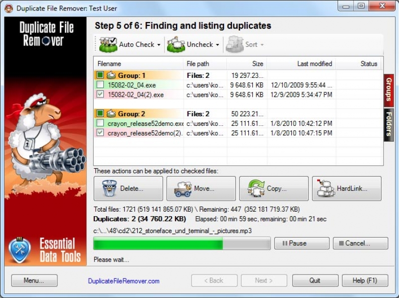 Duplicate File Remover 3.6